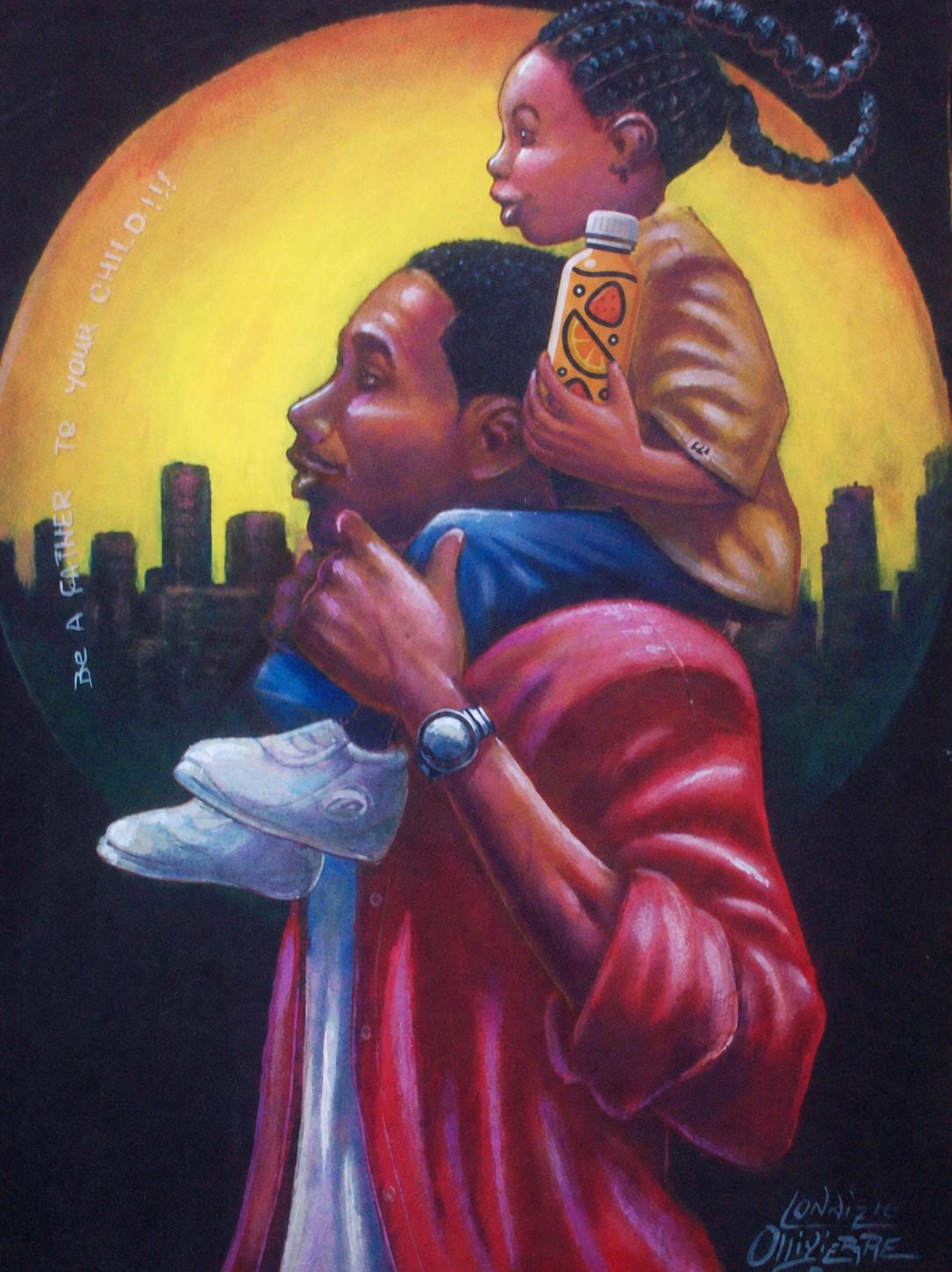 MOREJUICE — Grandfather and grandchild